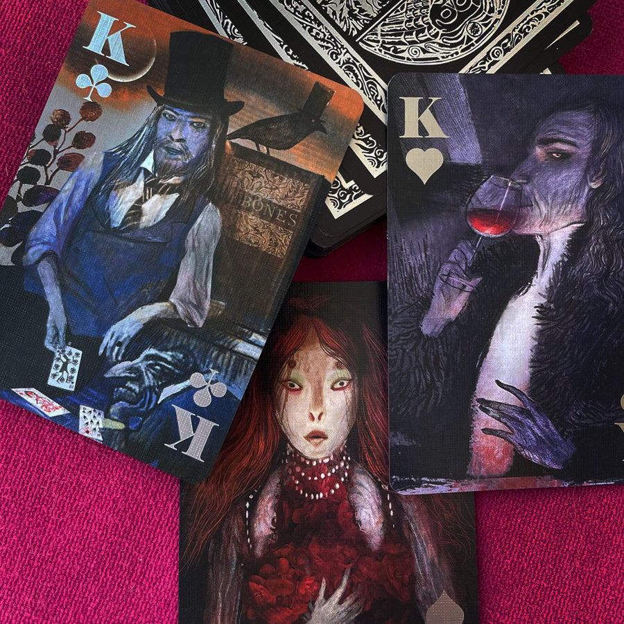 Bag of Bones Playing Cards - Premium Silver Edition