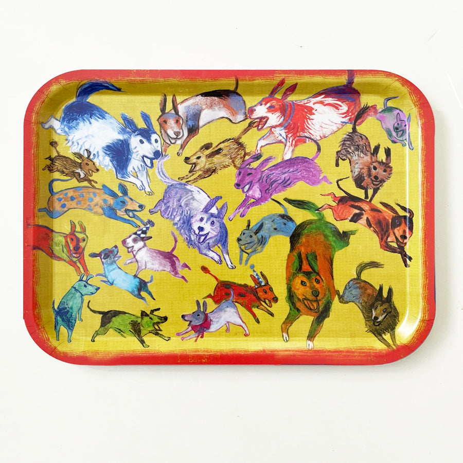 Dog Park  Rectangular Serving Tray